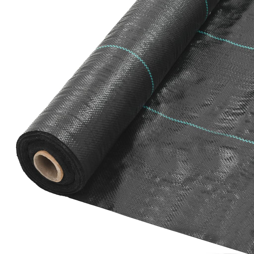 vidaXL Mata szkółkarska, agrotkanina PP, 2x50 m, czarna