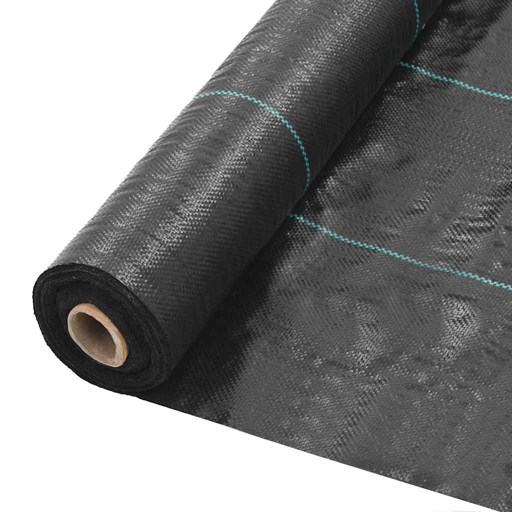vidaXL Mata szkółkarska, agrotkanina PP, 2 x 150 m, czarna