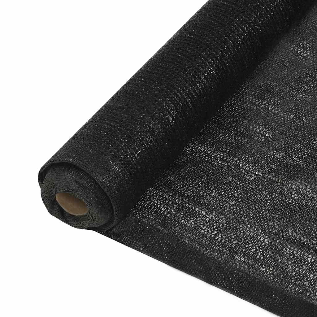 vidaXL Siatka osłaniająca HDPE, 1,5x10 m, czarna