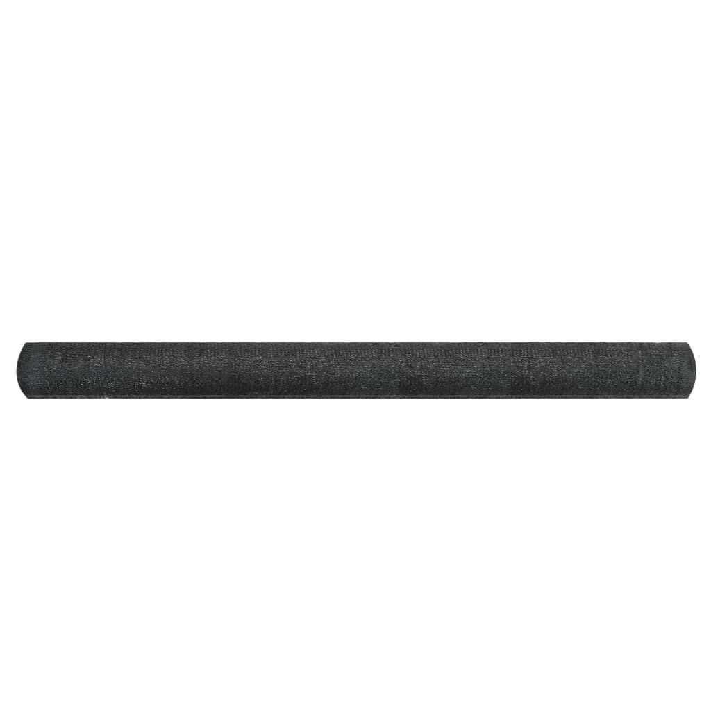 vidaXL Siatka osłaniająca HDPE, 1,5x25 m, czarna