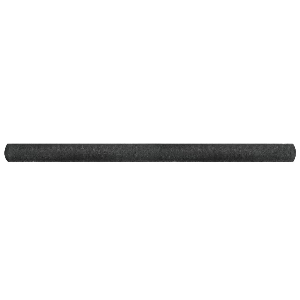 vidaXL Siatka osłaniająca HDPE, 2x25 m, czarna