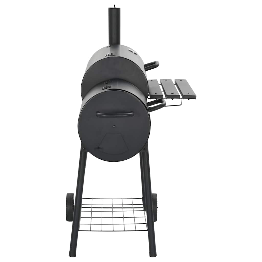 vidaXL Klasyczny grill z wędzarnią na węgiel drzewny