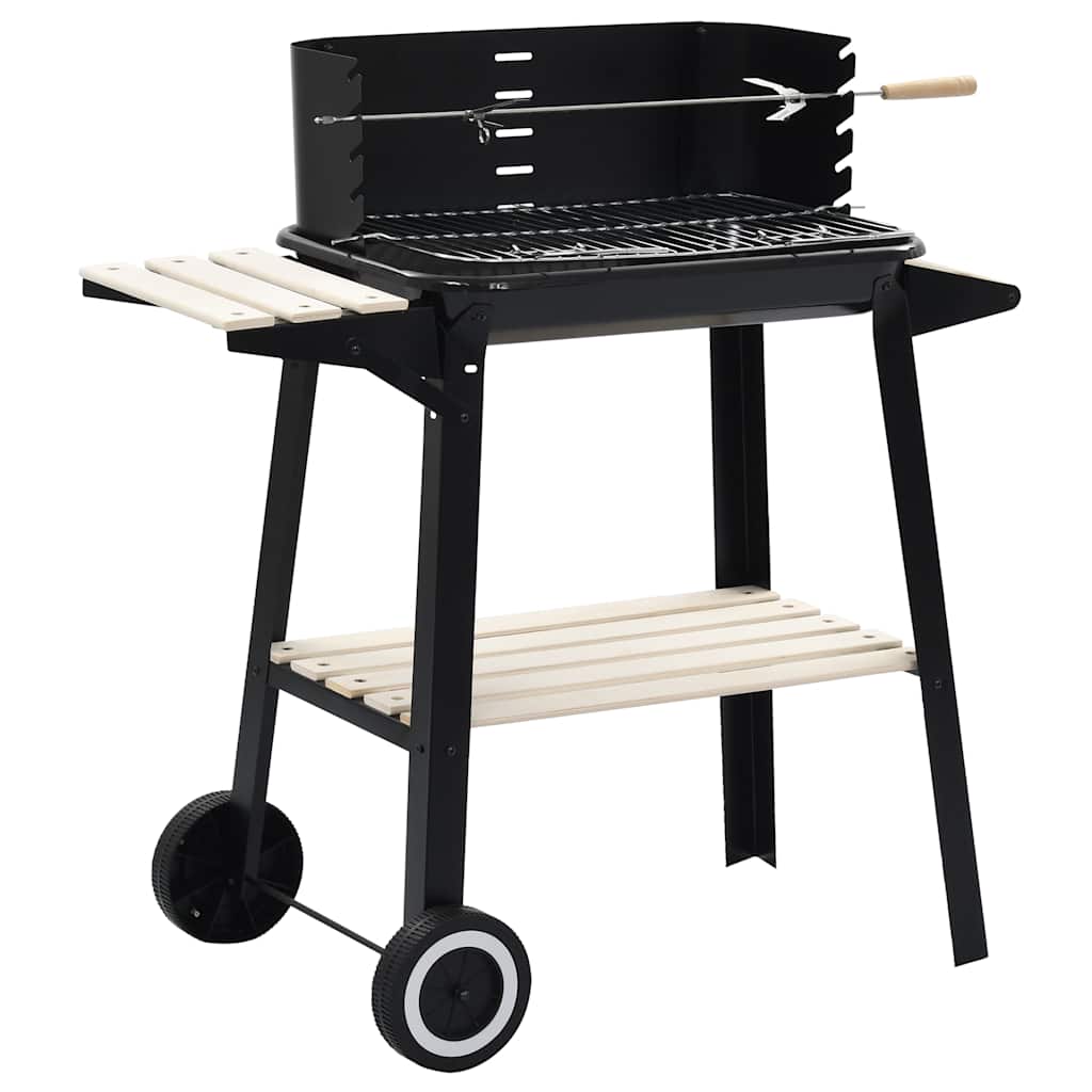 vidaXL Stojak z kołami, na grill węglowy