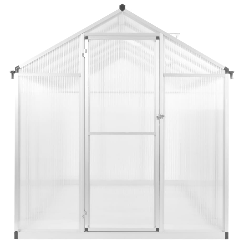 vidaXL Szklarnia z ramą aluminiową, 302x190x195 cm, 11,19 m³