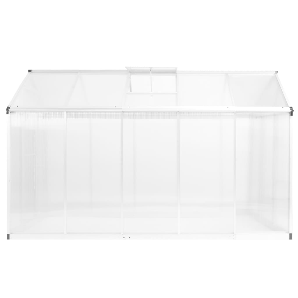 vidaXL Szklarnia z ramą aluminiową, 302x190x195 cm, 11,19 m³