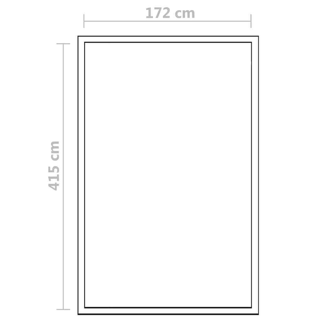 vidaXL Szklarnia z aluminiową ramą, 421x190x195 cm, 15,6 m³