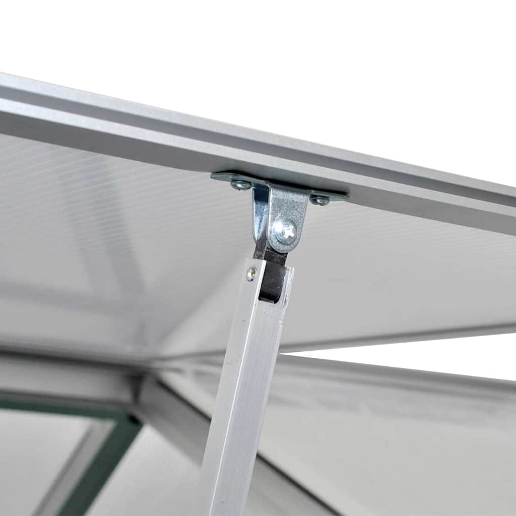 vidaXL Szklarnia z aluminiową ramą, 481x250x195 cm, 23,44 m³