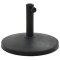 vidaXL Podstawa pod parasol ogrodowy, okrągła, żywica, 10 kg, czarna