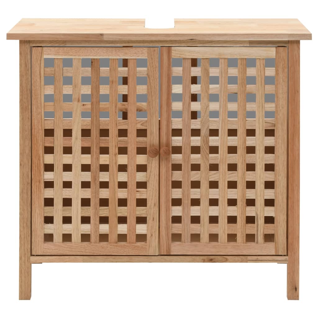 vidaXL Szafka pod umywalkę z drewna orzecha włoskiego, 66 x 29 x 61 cm