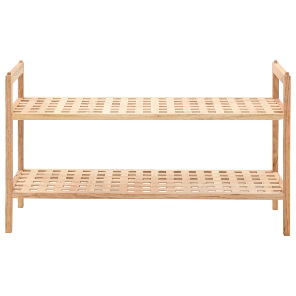 vidaXL Półka na buty z drewna orzecha włoskiego, 69 x 26 x 40 cm