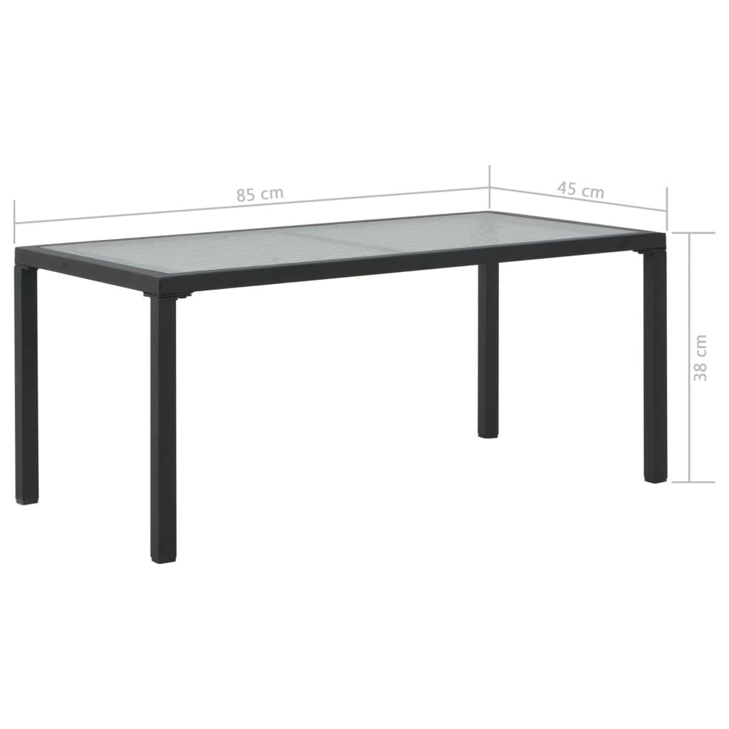 vidaXL 3-cz. zestaw wypoczynkowy do ogrodu, poduszki, rattan PE, szary
