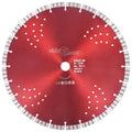 vidaXL Tarcza diamentowa turbo z otworami, stal, 350 mm
