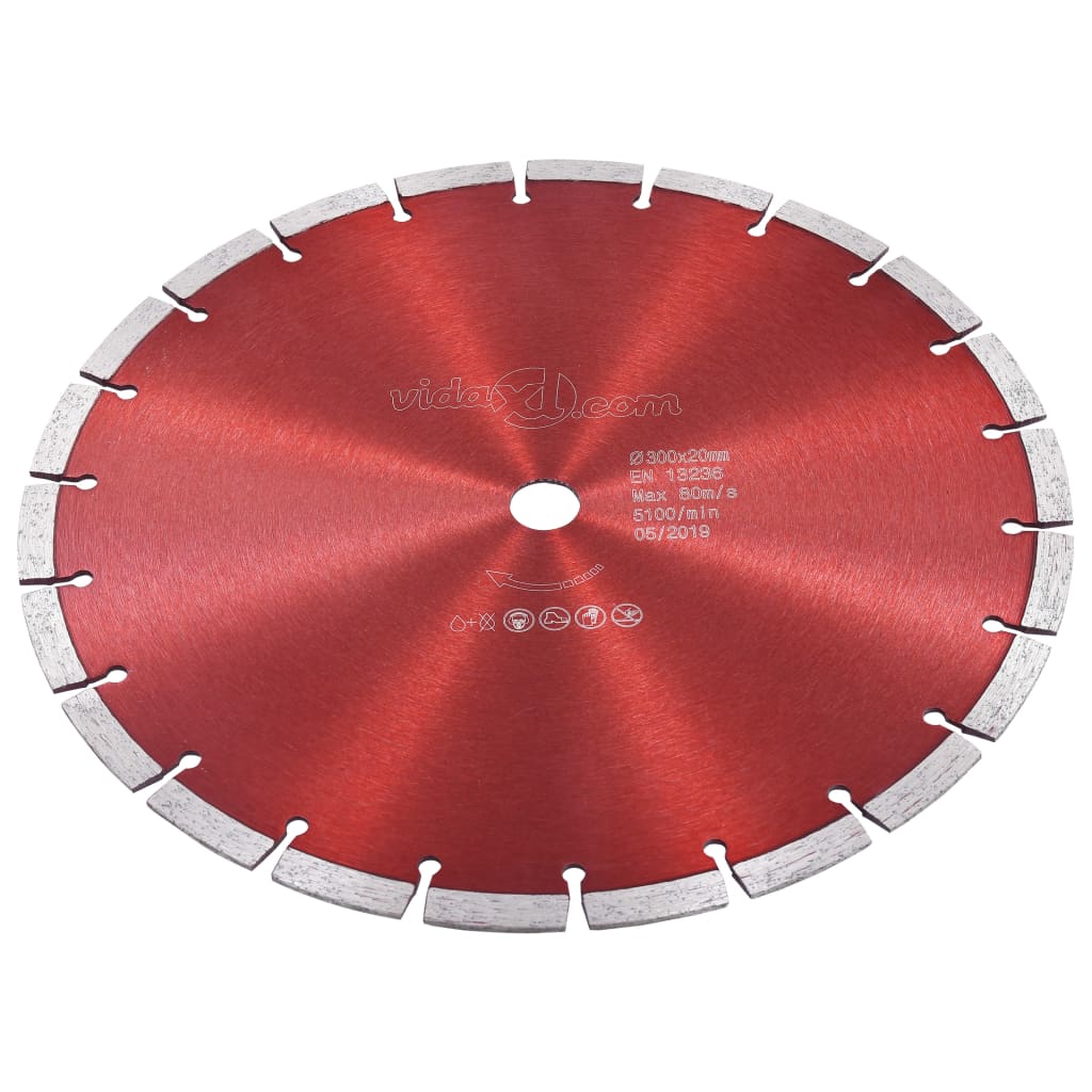 vidaXL Tarcza diamentowa, stal, 300 mm