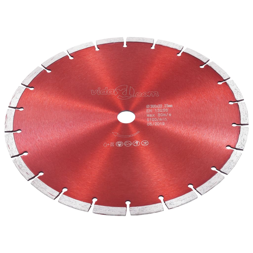 vidaXL Tarcza diamentowa, stal, 300 mm