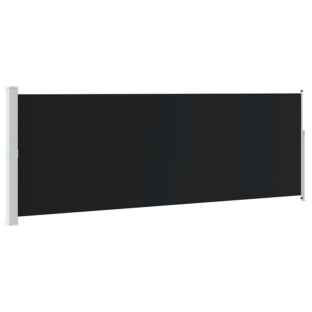 vidaXL Zwijana markiza boczna, 160 x 500 cm, czarna