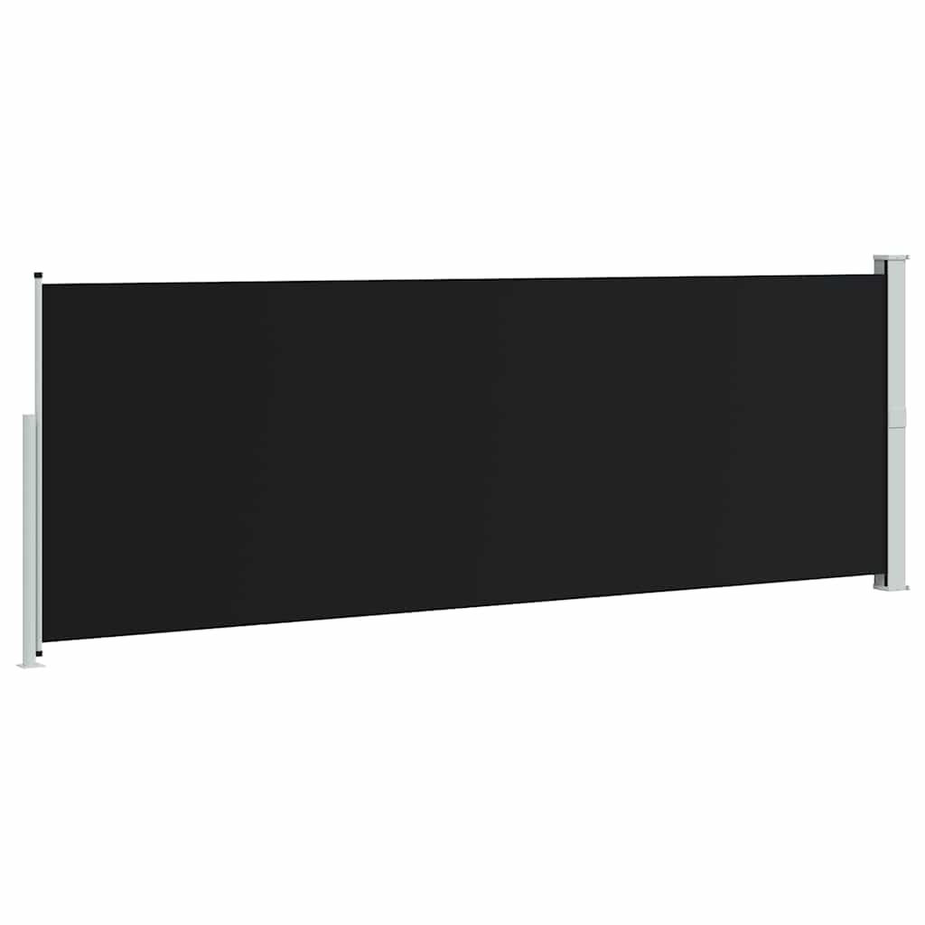 vidaXL Zwijana markiza boczna, 160 x 500 cm, czarna