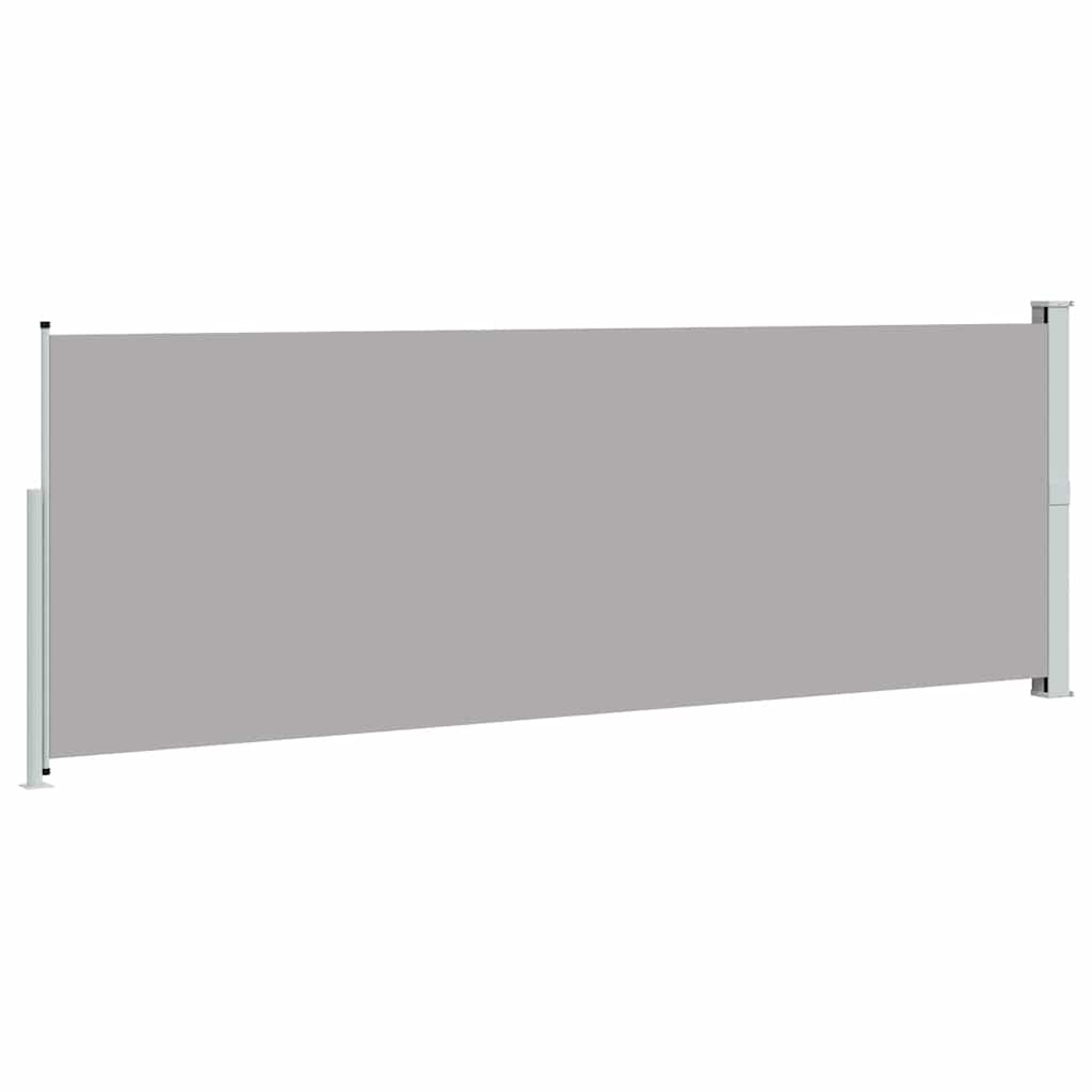 vidaXL Zwijana markiza boczna, 160 x 500 cm, szara