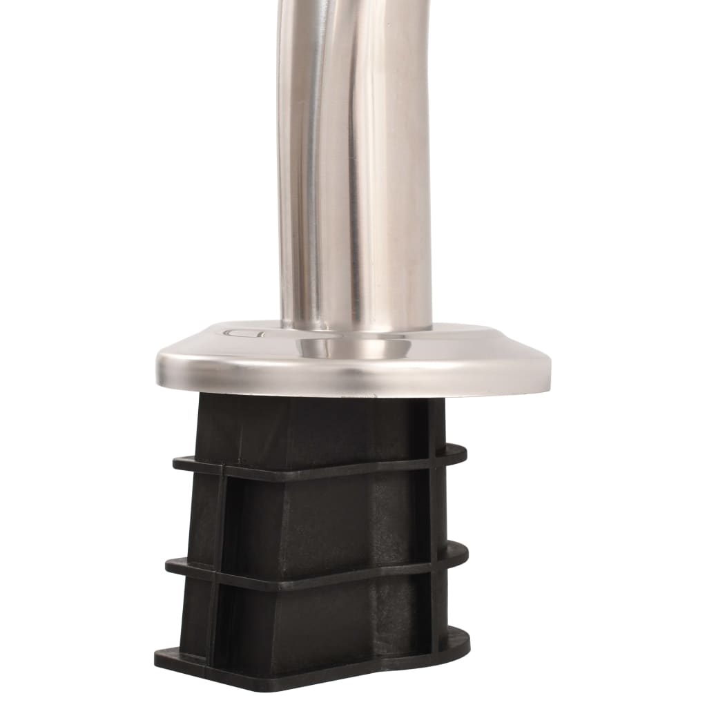 vidaXL Drabinka basenowa z 3 stopniami, stal nierdzewna 304, 120 cm