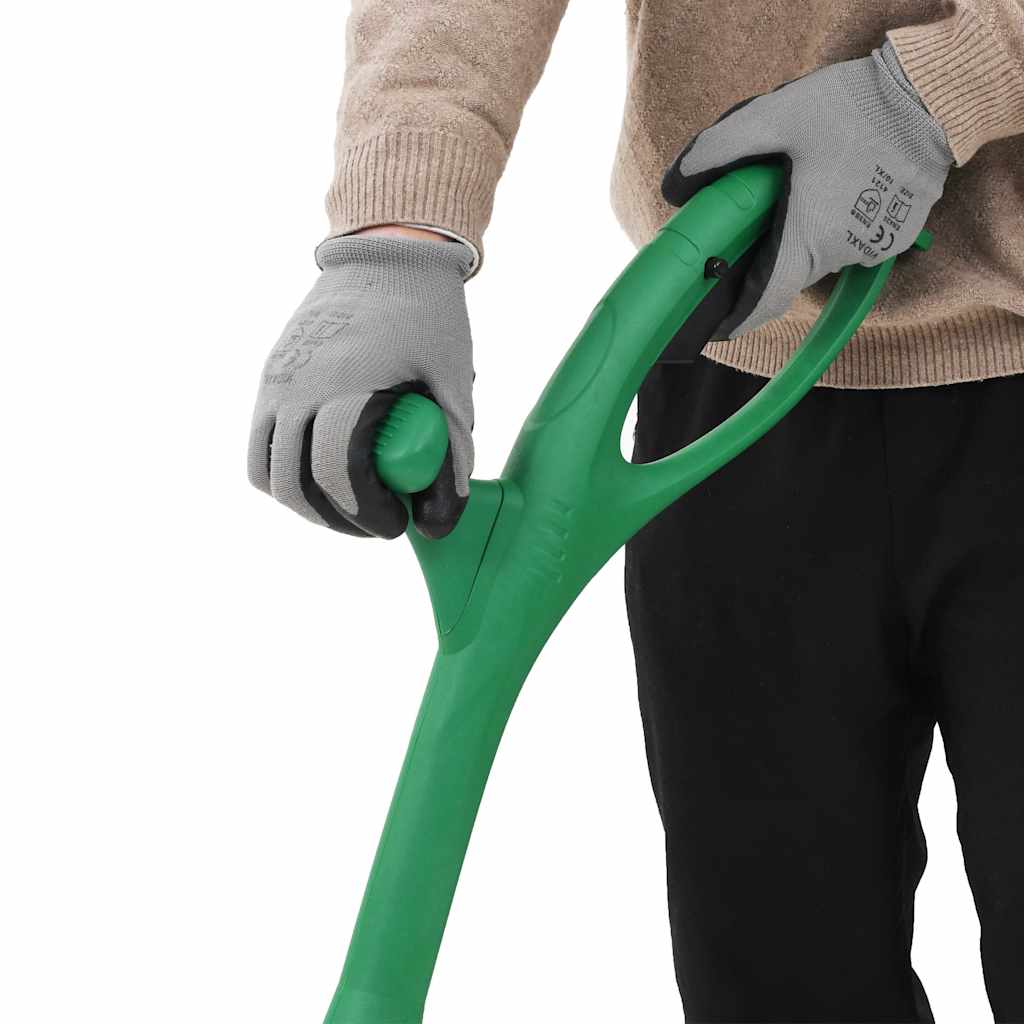 vidaXL Elektryczna zamiatarka do usuwania chwastów, 140 W, zielona