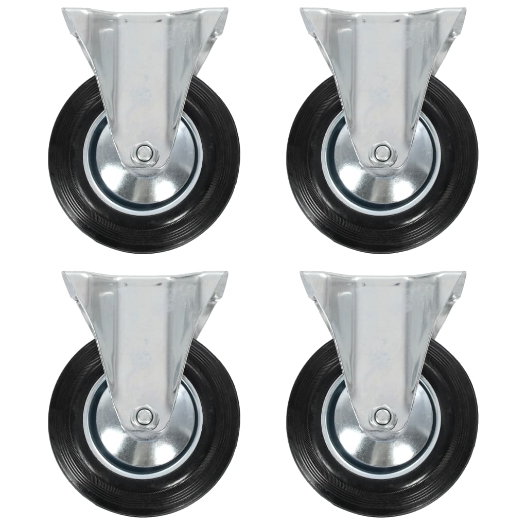 vidaXL Kółka nieskrętne, 4 szt., 160 mm