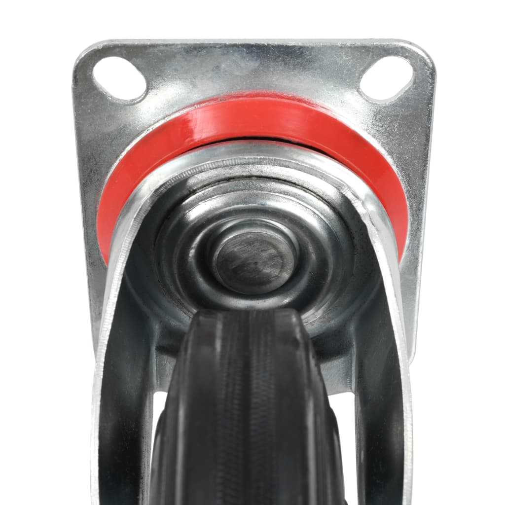 vidaXL Kółka skrętne, 4 szt., 200 mm