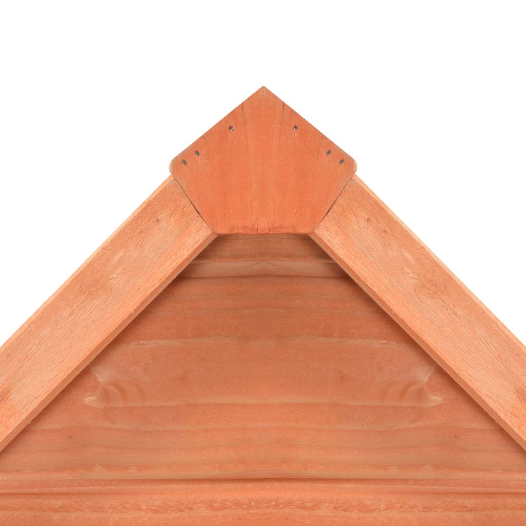 vidaXL Schowek ogrodowy, 71 x 60 x 213 cm, drewniany