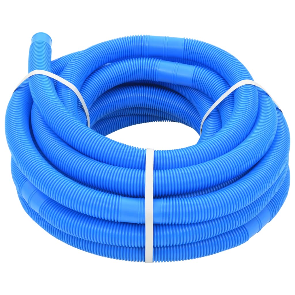vidaXL Wąż do basenu, niebieski, 32 mm, 15,4 m