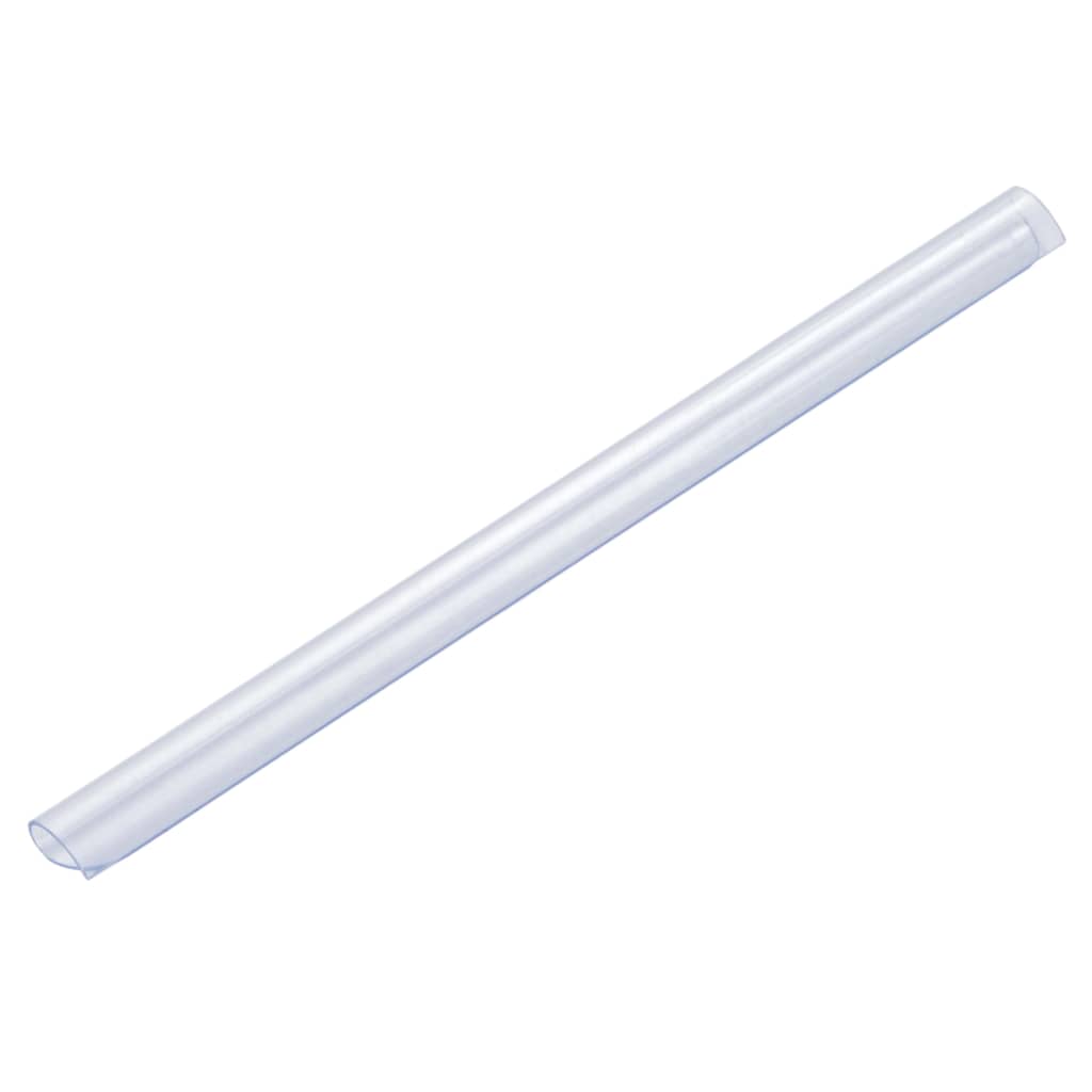 vidaXL Klipsy do taśmy ogrodzeniowej, 100 szt., PVC, przezroczyste