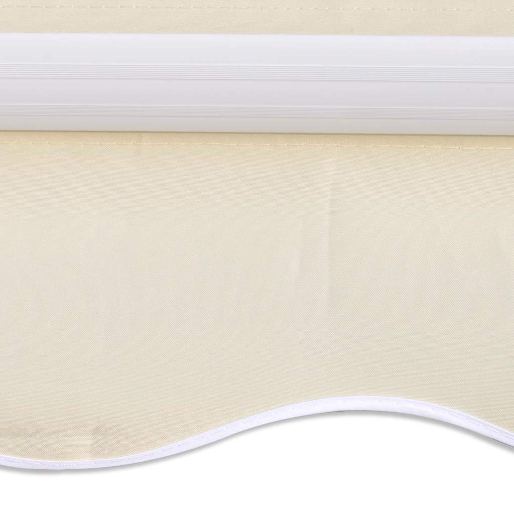 vidaXL Markiza zwijana ręcznie, 300 cm, kremowa