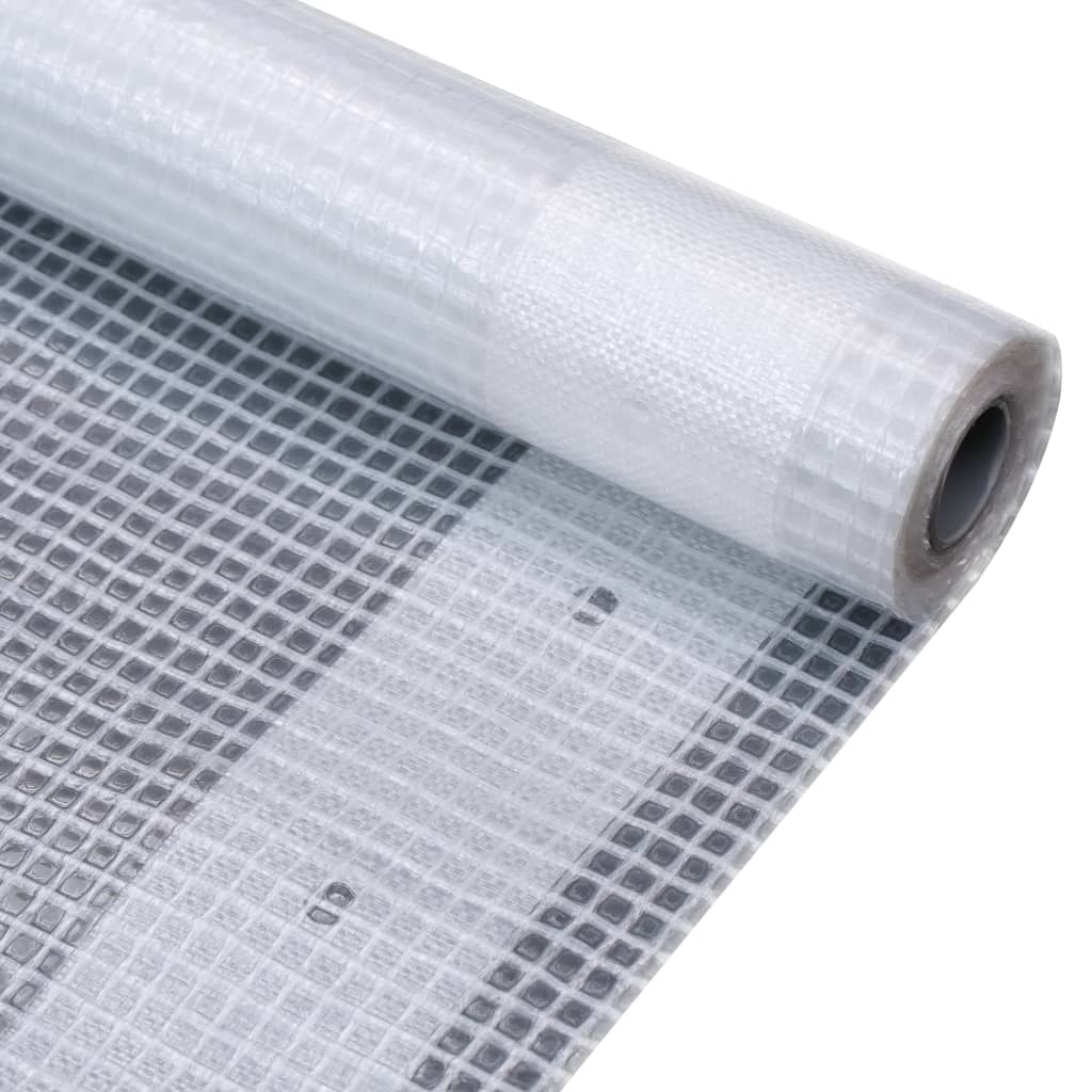 vidaXL Plandeka Leno, 260 g/m², 4 x 20 m, biała