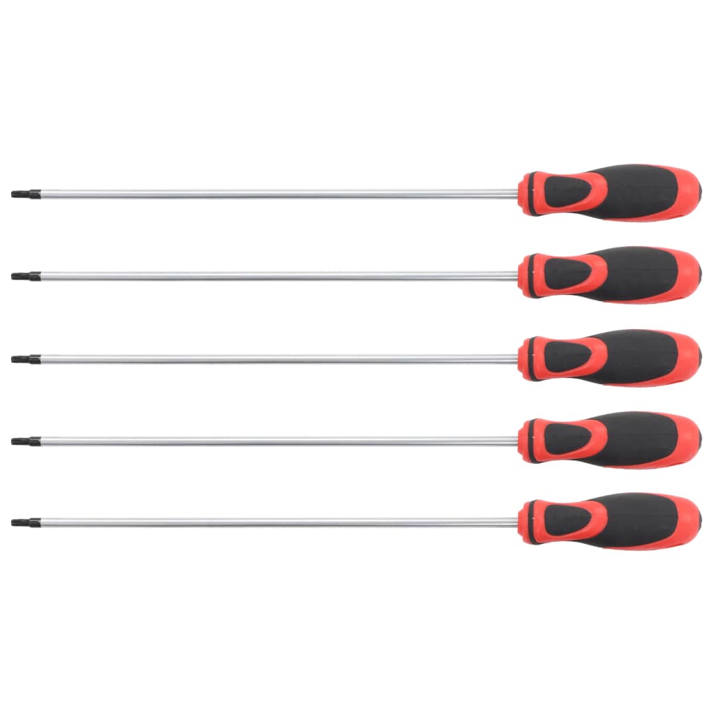 vidaXL Zestaw 5 wkrętaków Torx, 300 mm