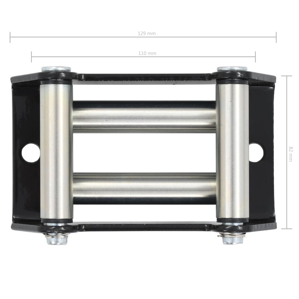 vidaXL 4-kierunkowa prowadnica liny, stal, 1500-3000 lb