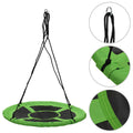 vidaXL Huśtawka 110 cm, 100 kg, zielona