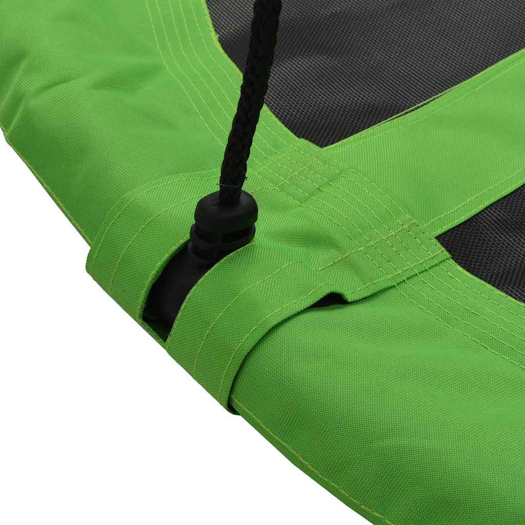 vidaXL Huśtawka 110 cm, 100 kg, zielona