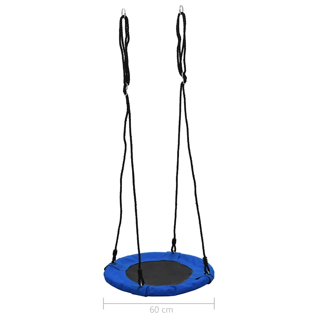 vidaXL Huśtawka 60 cm, 100 kg, niebieska