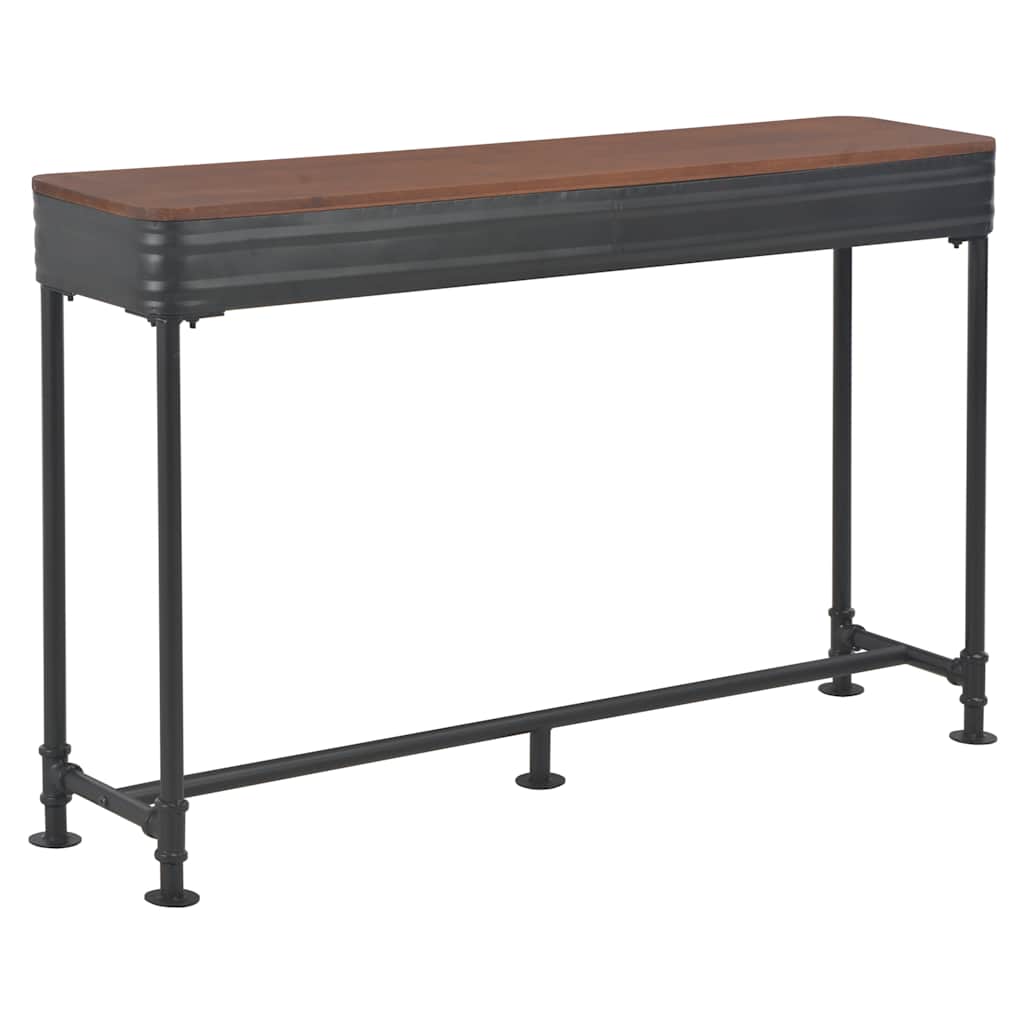 vidaXL Stolik konsola z 2 szufladami, 120x30x75 cm, drewno jodłowe