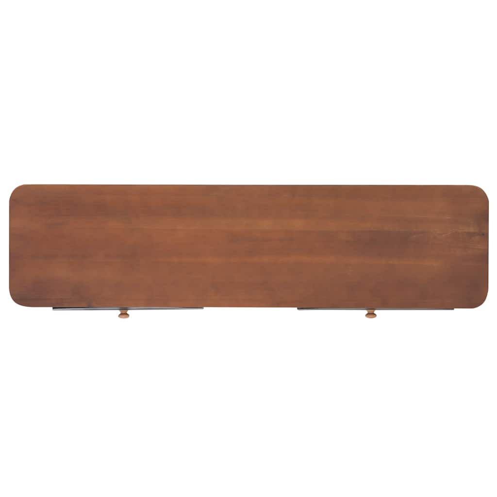 vidaXL Stolik konsola z 2 szufladami, 120x30x75 cm, drewno jodłowe