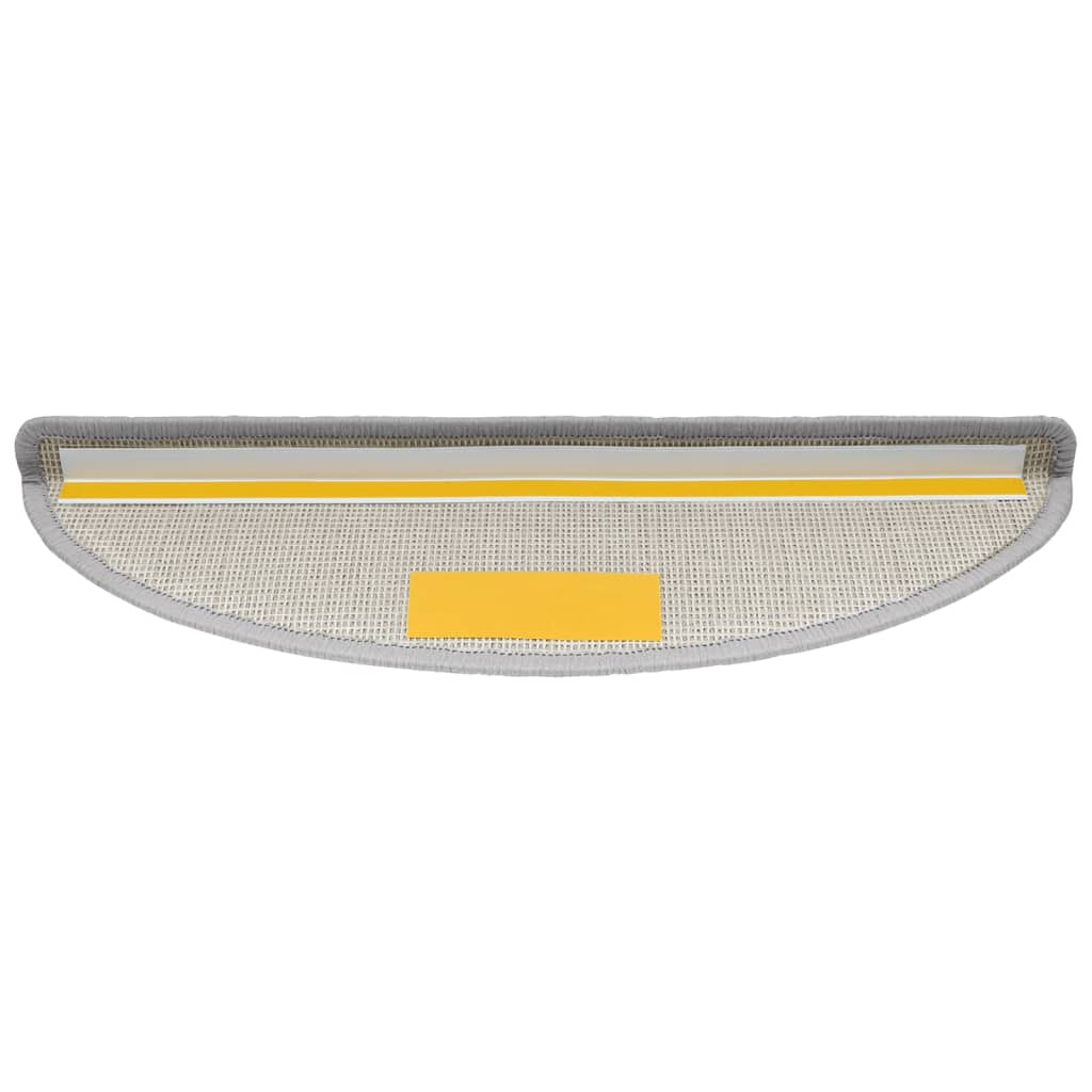 vidaXL Nakładki na schody, 15 szt., 56 x 17 x 3 cm, jasnoszare