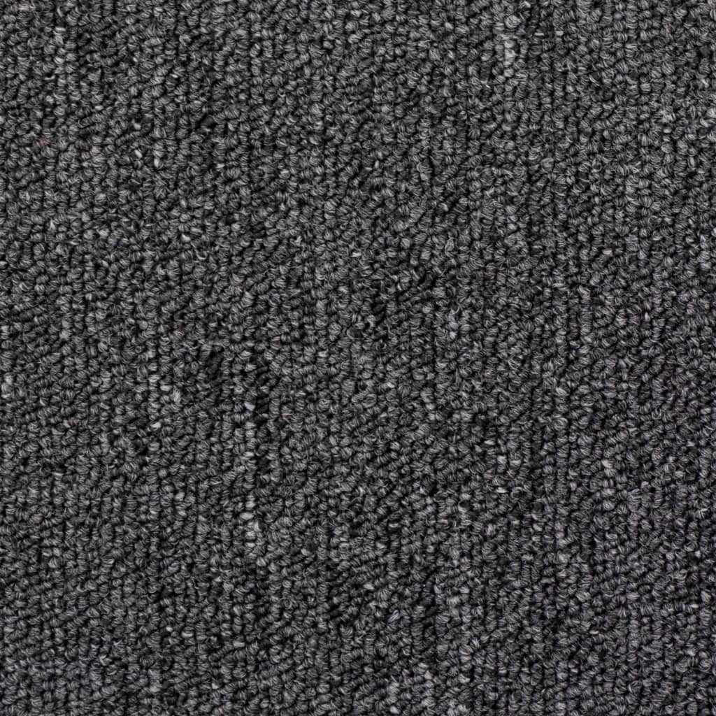 vidaXL Maty na schody 15 szt. 65x24x4 cm Antracytowe półokrągłe duże