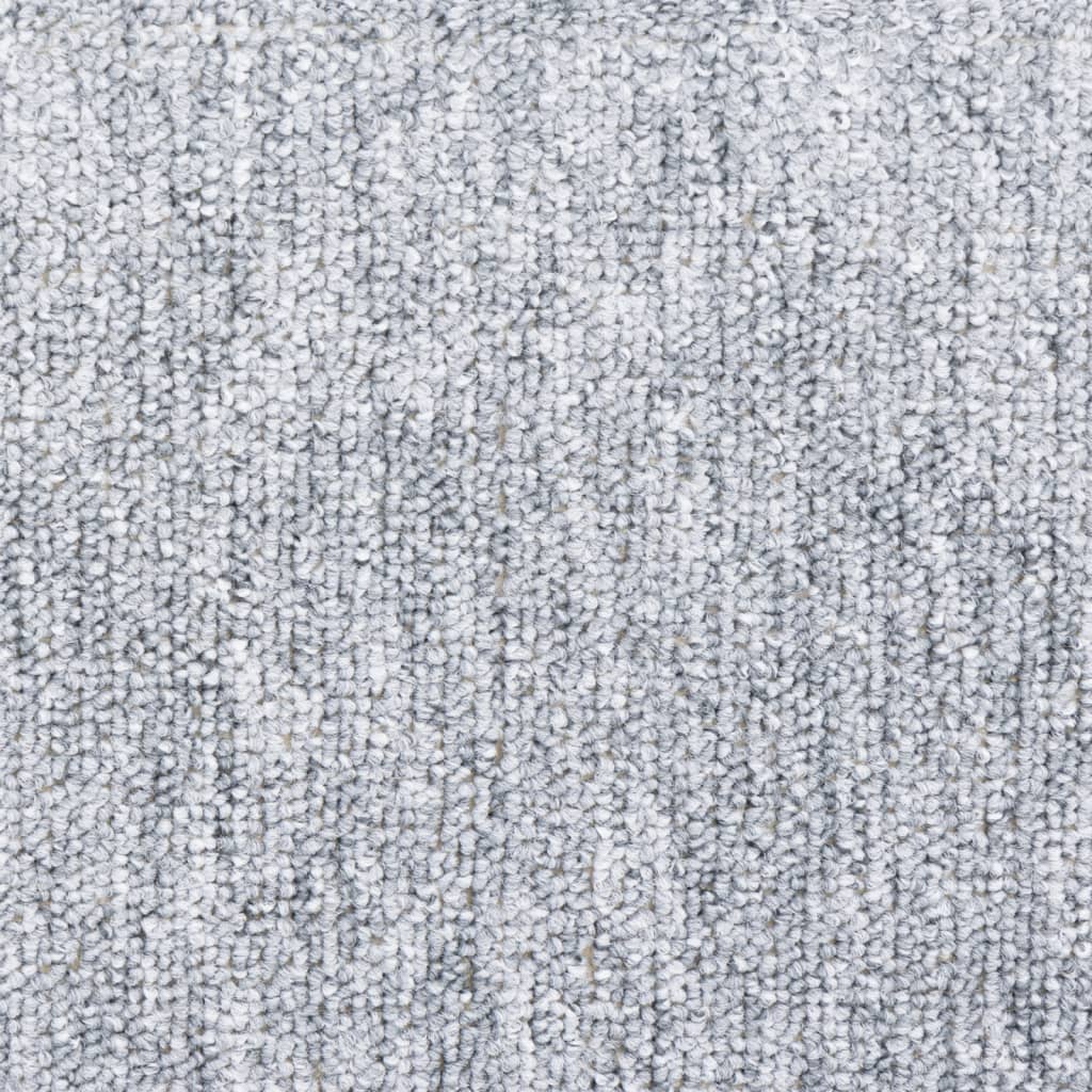 vidaXL Nakładki na schody, 15 szt., 65 x 24 x 4 cm, jasnoszare