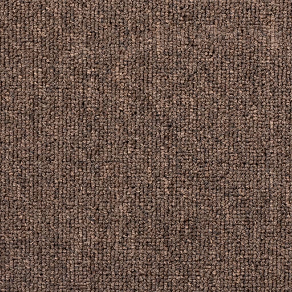 vidaXL Maty na schody 15 szt. 65x24x4 cm Brąz kawowy Półokrągły Duży