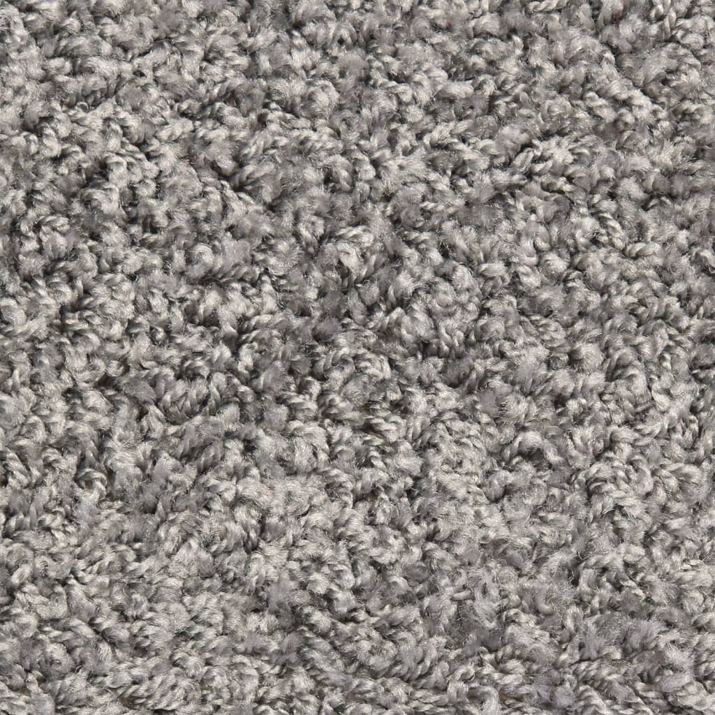 vidaXL Maty na schody 15 szt. 56x17x3 cm Szare półokrągłe