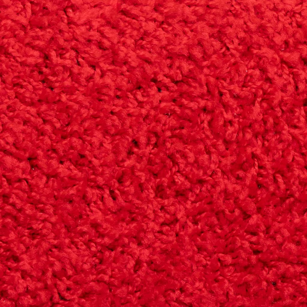vidaXL Maty na schody 15 szt. 56x17x3 cm Czerwone półokrągłe