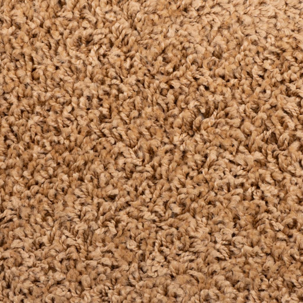 vidaXL Maty na schody 15 szt. 65x21x4 cm Beżowe półokrągłe duże