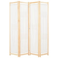 vidaXL Parawan 4-panelowy, kremowy, 160x170x4 cm, tkanina