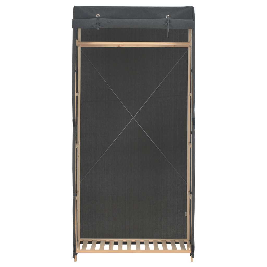 vidaXL Szafa, szara, 79 x 40 x 170 cm, materiałowa