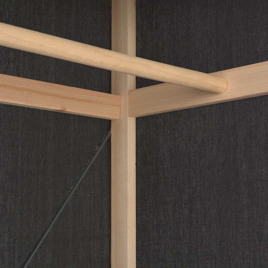 vidaXL Szafa, szara, 79 x 40 x 170 cm, materiałowa