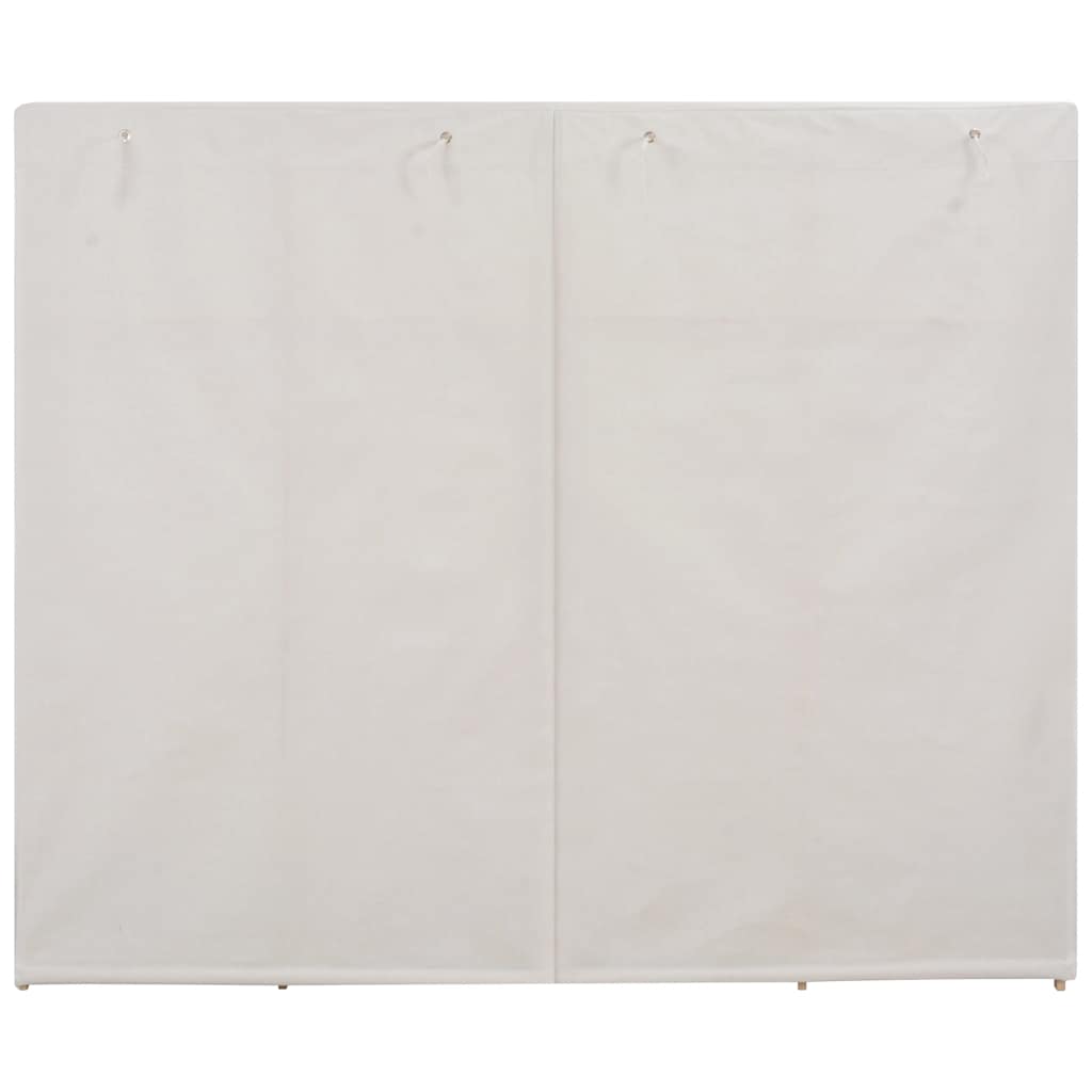 vidaXL Szafa, biała, 200x40x170 cm, materiałowa