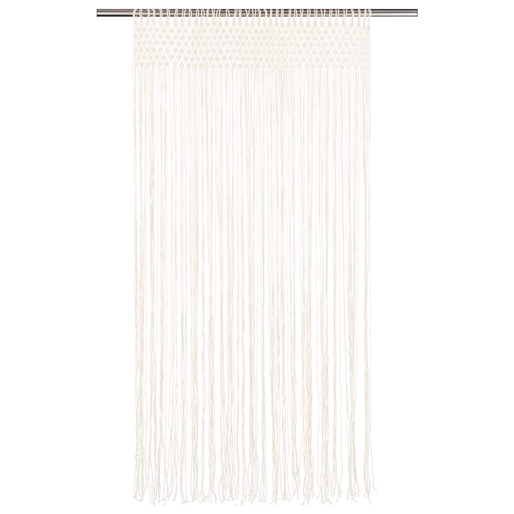 vidaXL Zasłona z makramy, 140 x 240 cm, bawełna