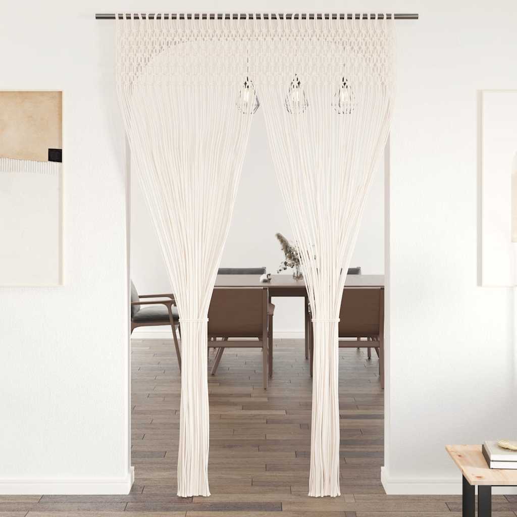 vidaXL Zasłona z makramy, 140 x 240 cm, bawełna